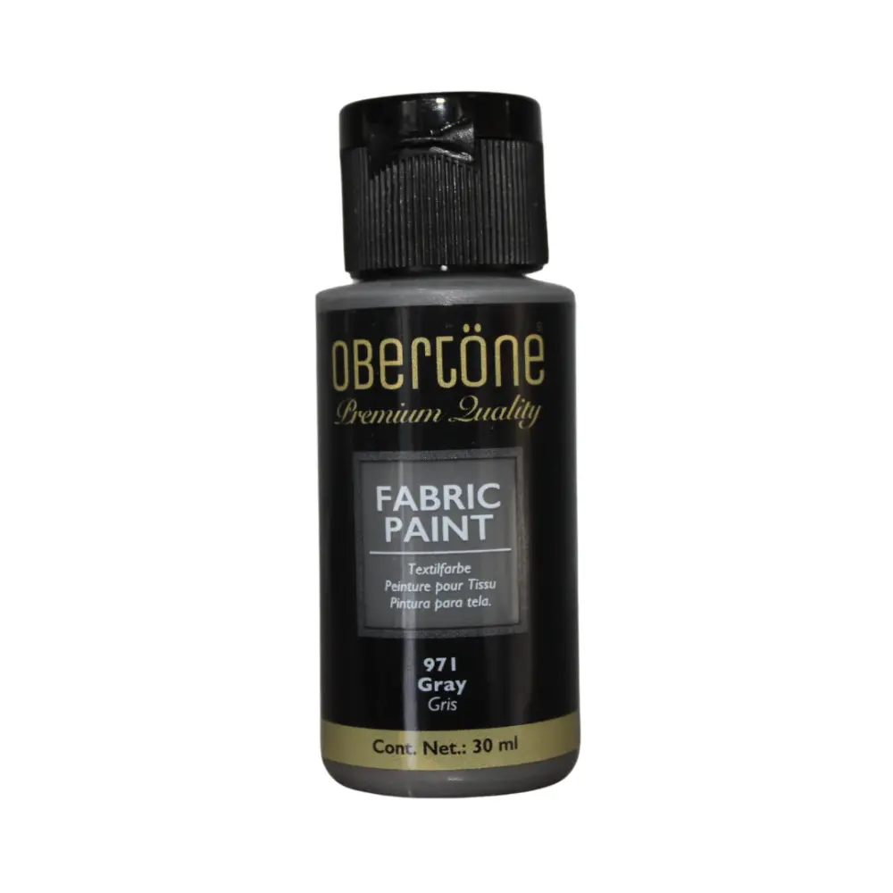 971 GRIS  30ml PINTURA TEXTIL OBERTONE 301110