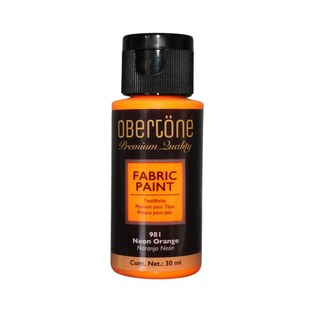 981 NARANJA NEON 30ml PINTURA TEXTIL OBERTONE 301118