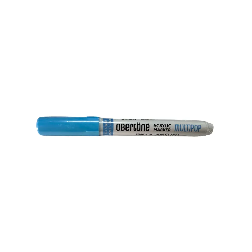215 10 LT. BLUE MULTIPOP ACRYLIC PAINT MARKER FINE BULLET O 301152