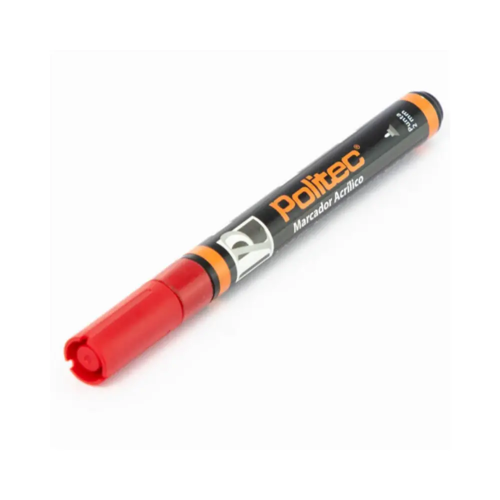 Marcador acrilico Politec 2 mm Rojo 314 301582
