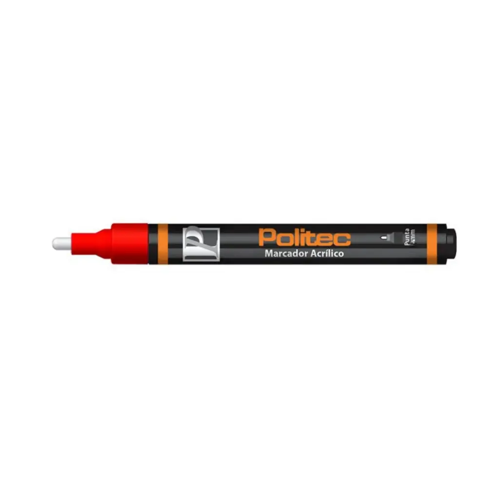 Marcador acrilico Politec 2 mm Rojo 314 301582 - Image 2