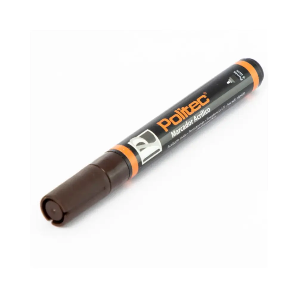 Marcador acrilico Politec 2 mm Sombra Cafe 304 301588