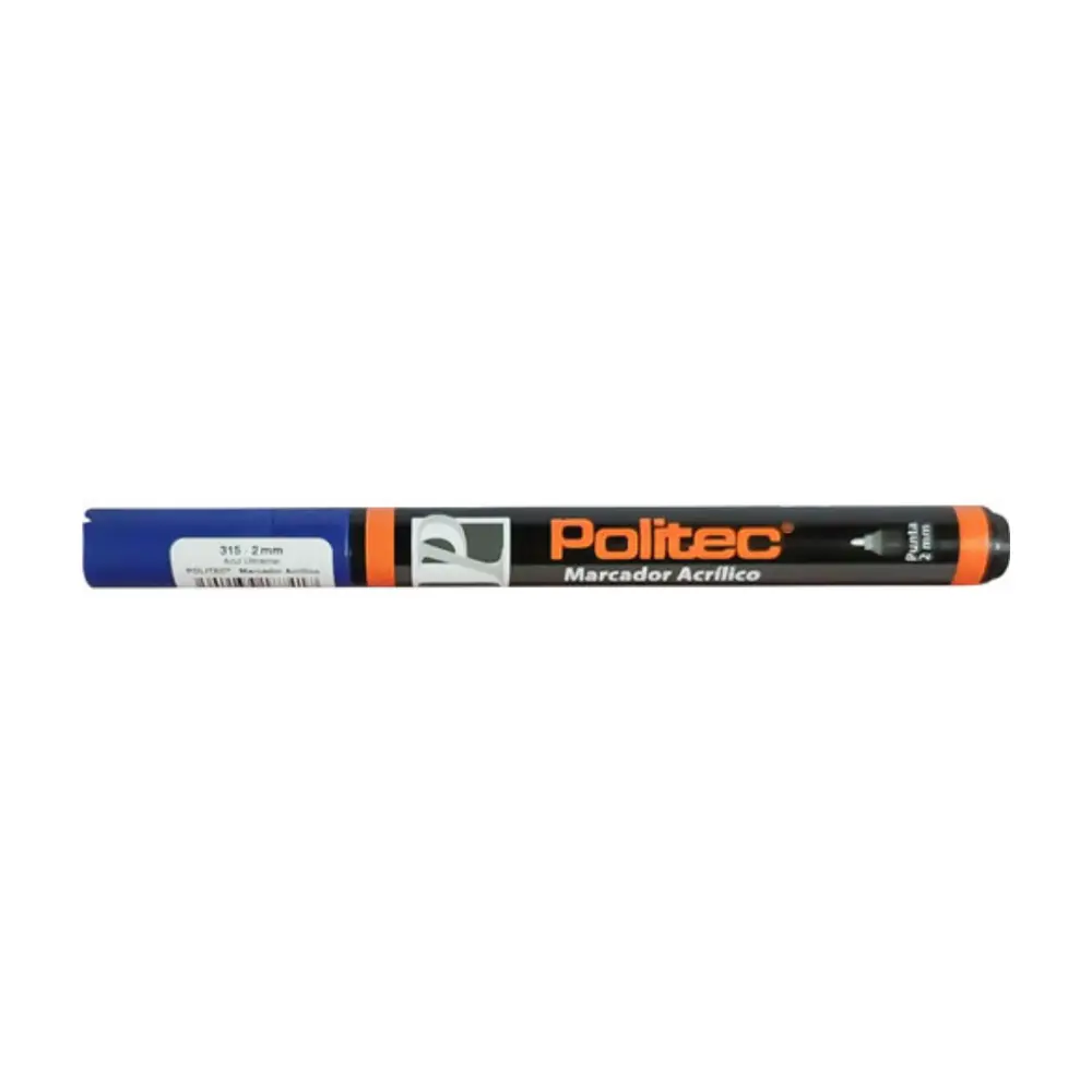 Marcador acrilico Politec 2 mm Azul Ultramar 315 301594 - Image 3