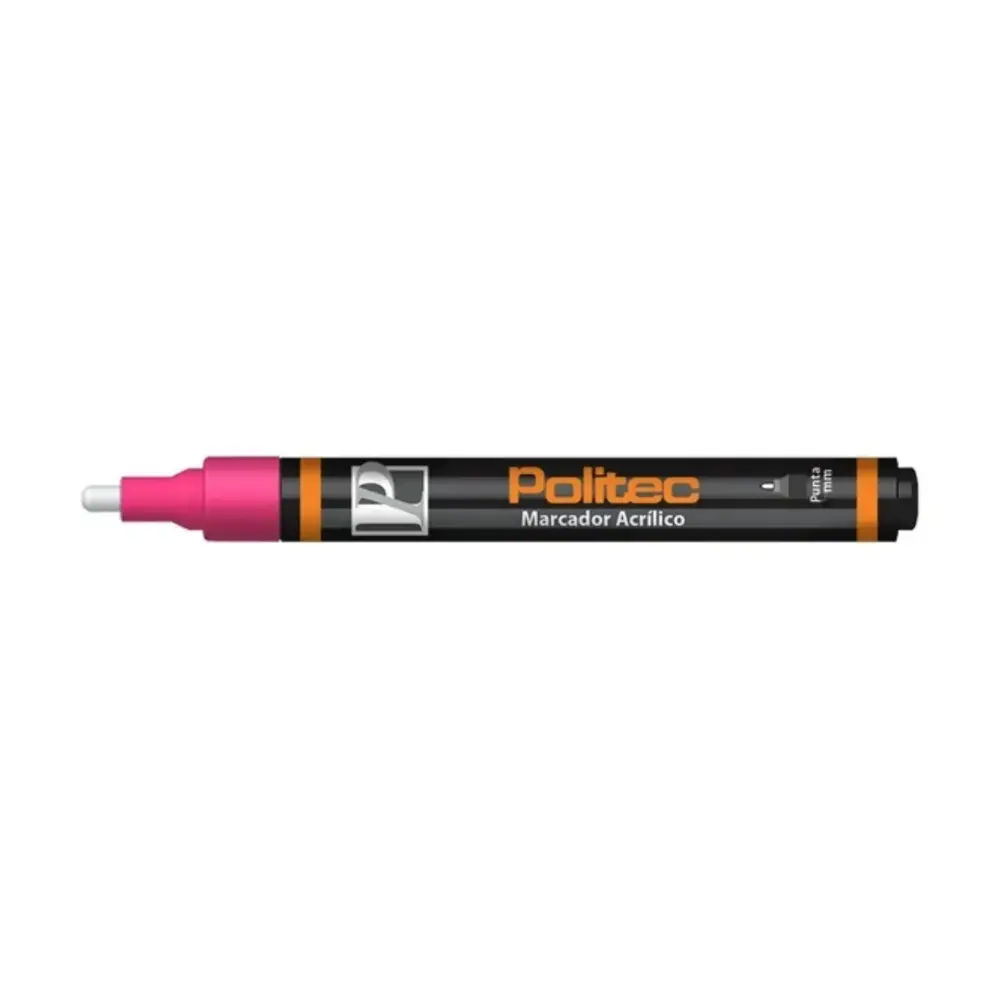 Marcador acrilico Politec 2 mm Rosa Mexicano 337 301596 - Image 3