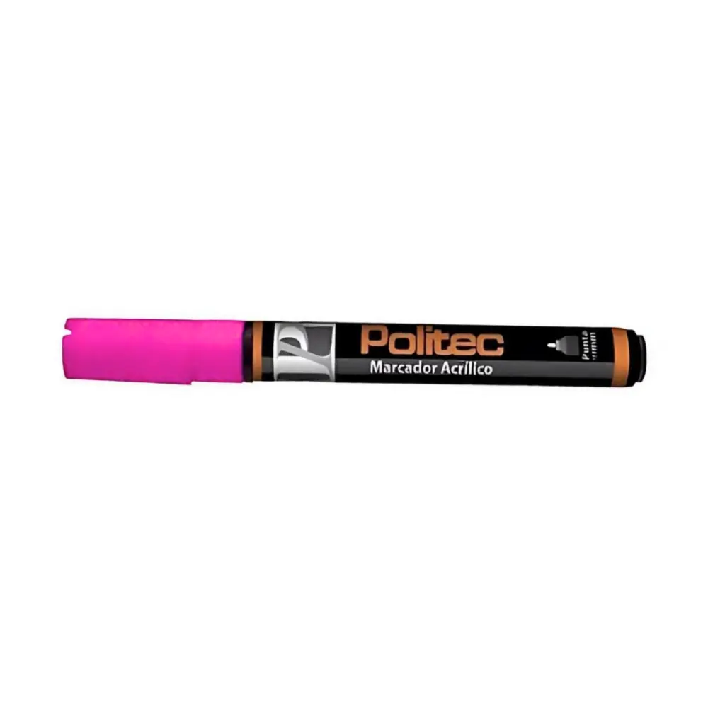 Marcador acrilico Politec 4 mm Rosa Mexicano 337 301616 - Image 2