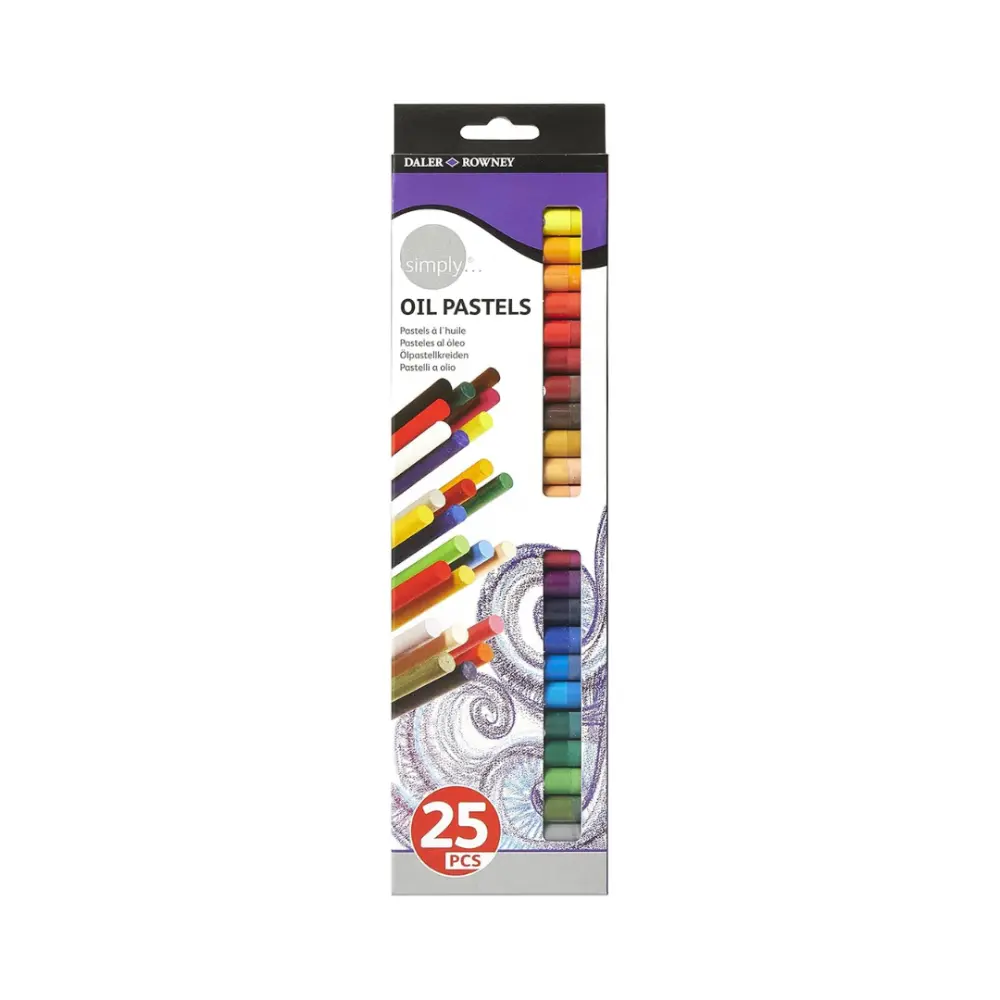 SIMPLY OIL PASTELS C/25 pzas 304014
