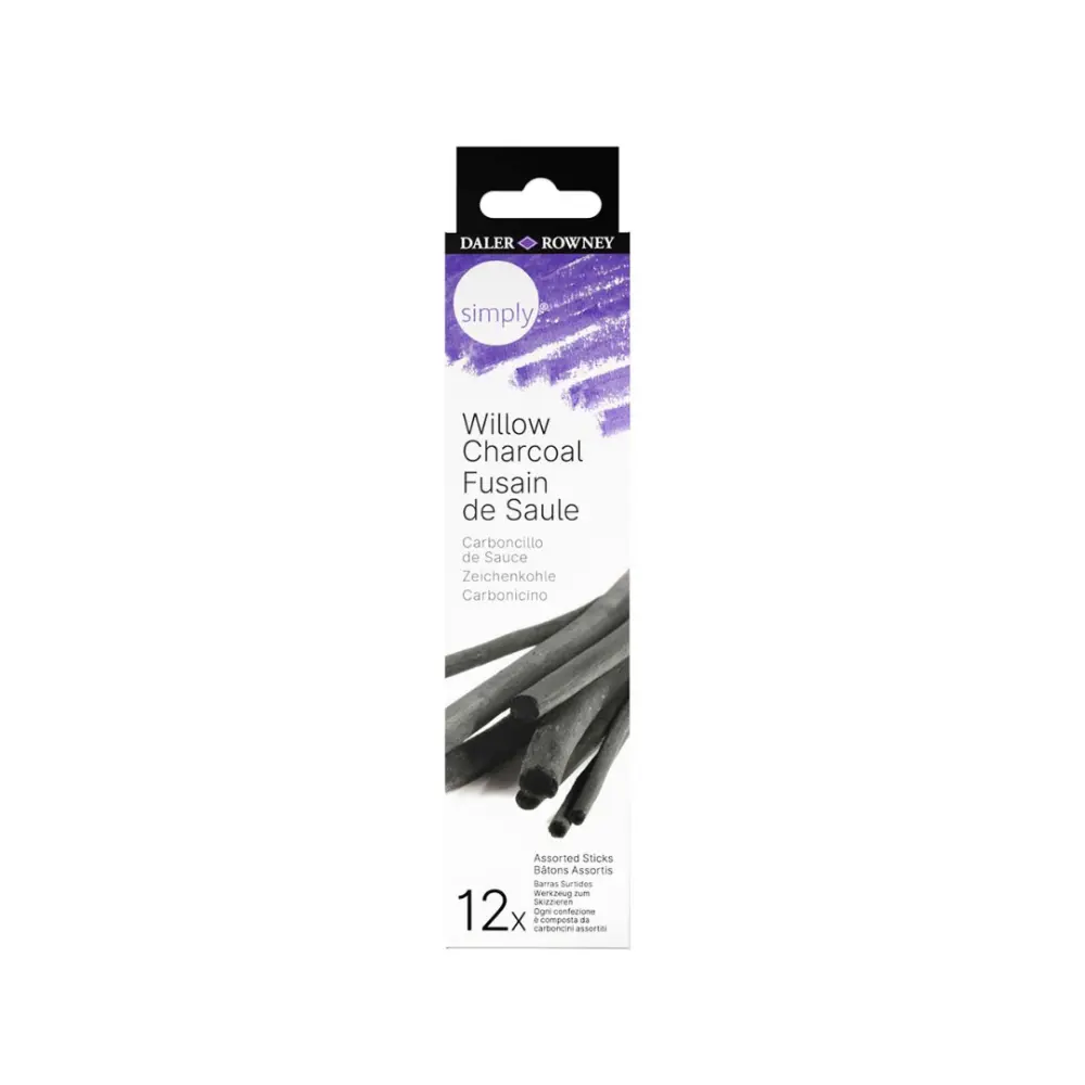 SIMPLY WILLOW CHARCOAL Barritas carbon de sauce 68422