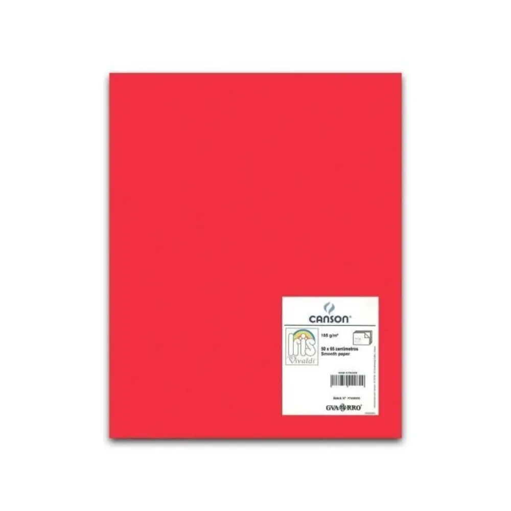 I. VIVALDI 50X65 185G ROJO 15 304072