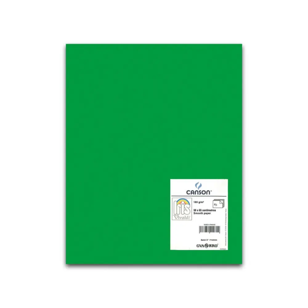 I. VIVALDI 50X65 185G VERDE VIVO  30 304090