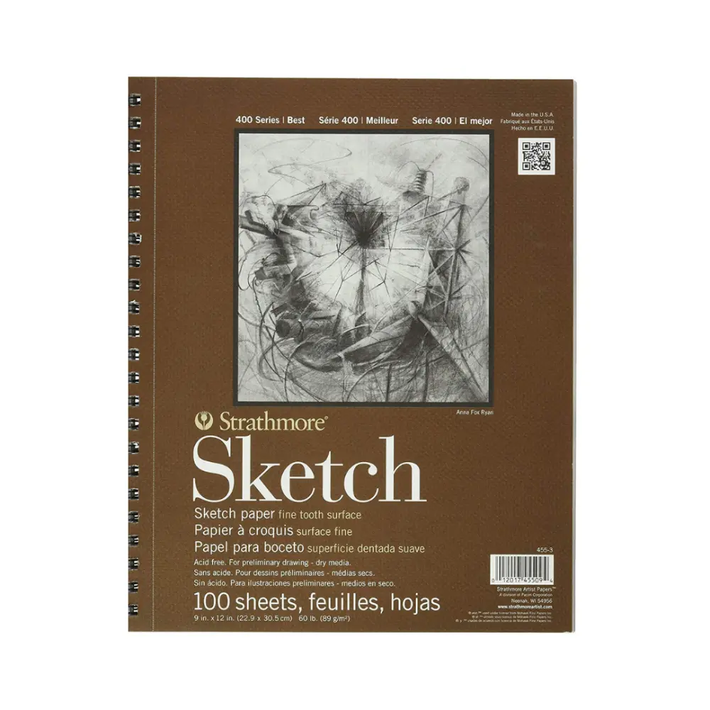 400 SKETCH PAD 9X12 SHT 100-12 455-3