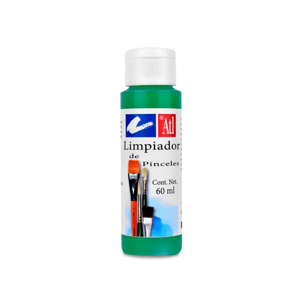 LIMPIADOR DE PINCELES ATL 60 ML ATL MEDIOS $14.90 304116