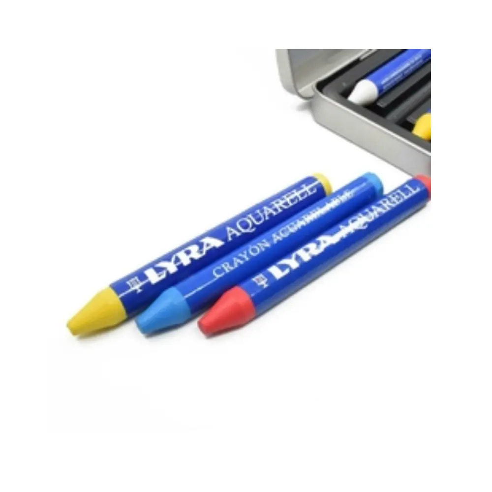 CRAYONES ACUARELABLES AQUARELL - ESTUCHE METALICO CON 24 CRAYONES 46320 - Image 3
