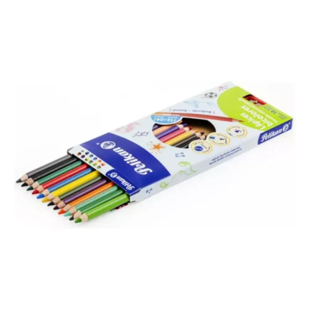 COLORES PELIKAN BICOLOR CAJA 12X24 PZAS. - Image 2