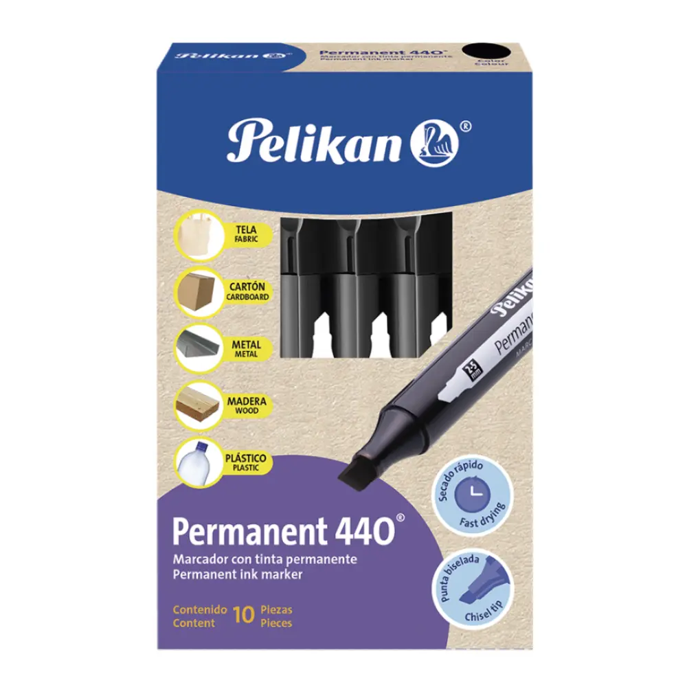 MARCADOR PELIKAN PERMANENTE 440 NEGRO