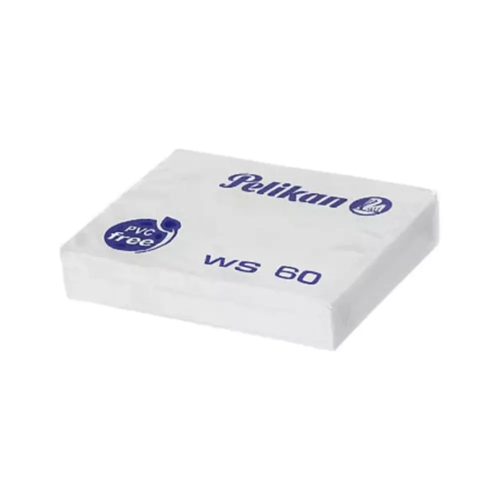 BORRADOR PELIKAN BLANCO WS-60 BOTE C/30 PIEZAS. - Image 2