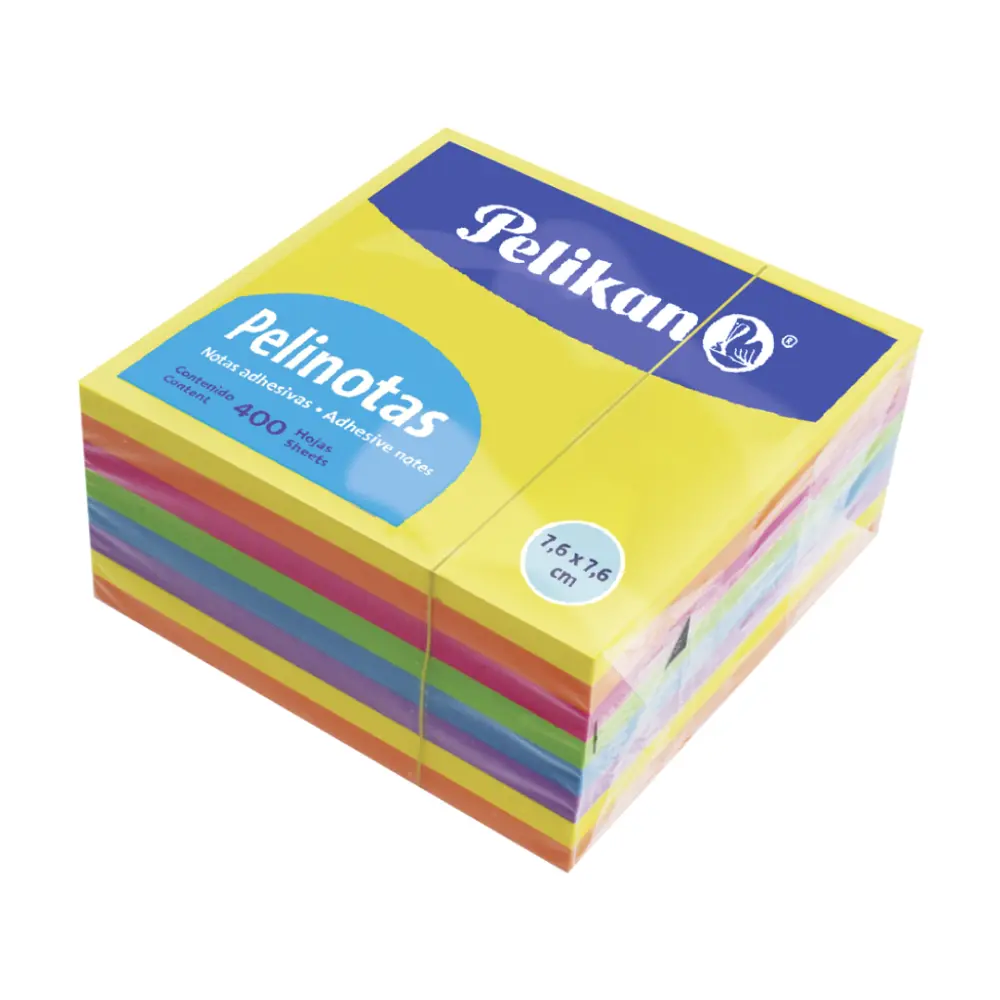 PELINOTAS ADHESIVAS PELIKAN 3X3 NEON