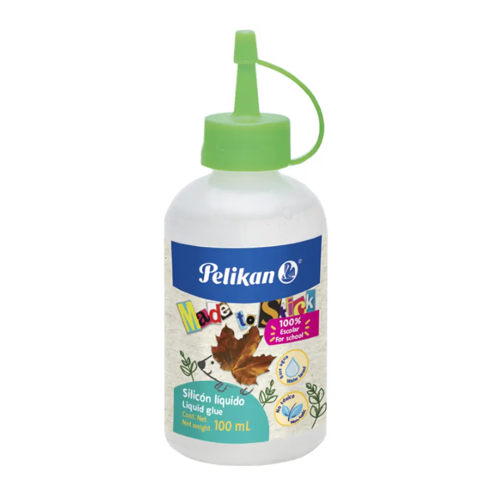 SILICON ECO LIQUIDO PELIKAN BASE AGUA 100 ML.