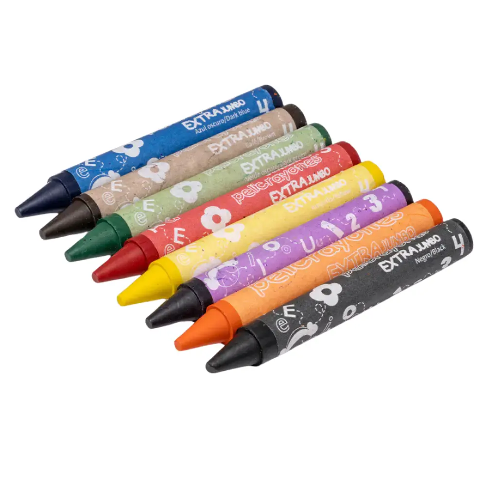 CRAYON PELIKAN EXTRA JUMBO C/8 PZAS. - Image 3
