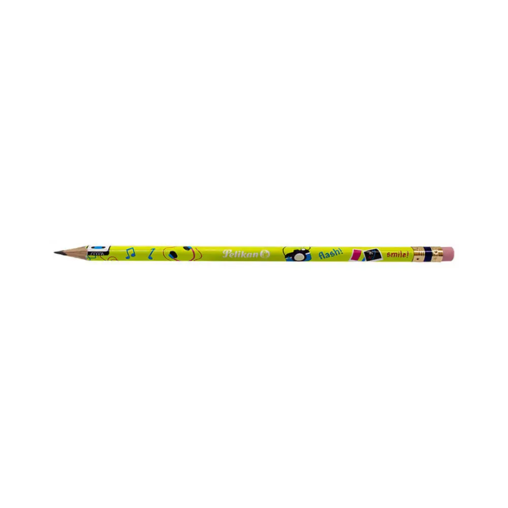 LAPIZ PELIKAN TRIANGULAR DECORADO BOTE C/60 PZAS. - Image 3