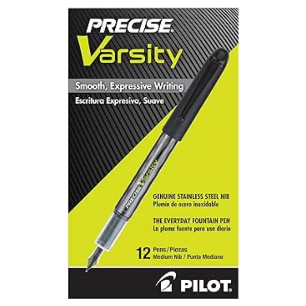 PLUMA FUENTE PILOT VARSITY DESECHABLE NEGRA 90010
